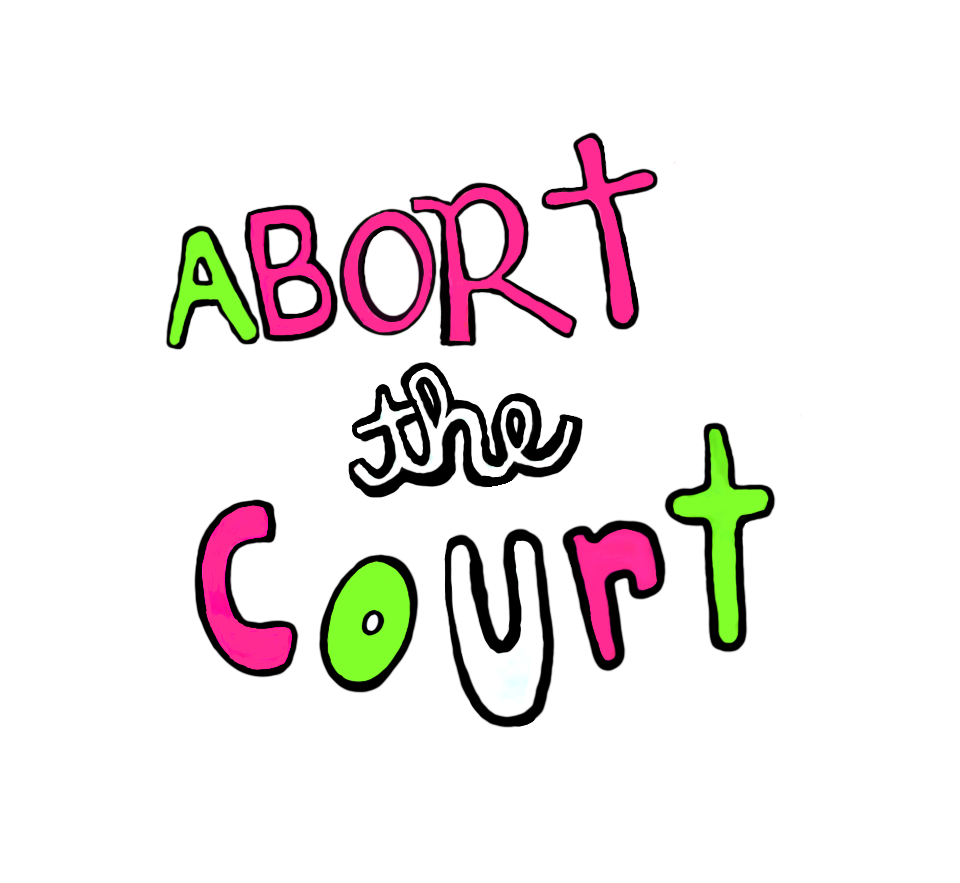 Abort The Court 3x3 Die Cut Stickers 3x3