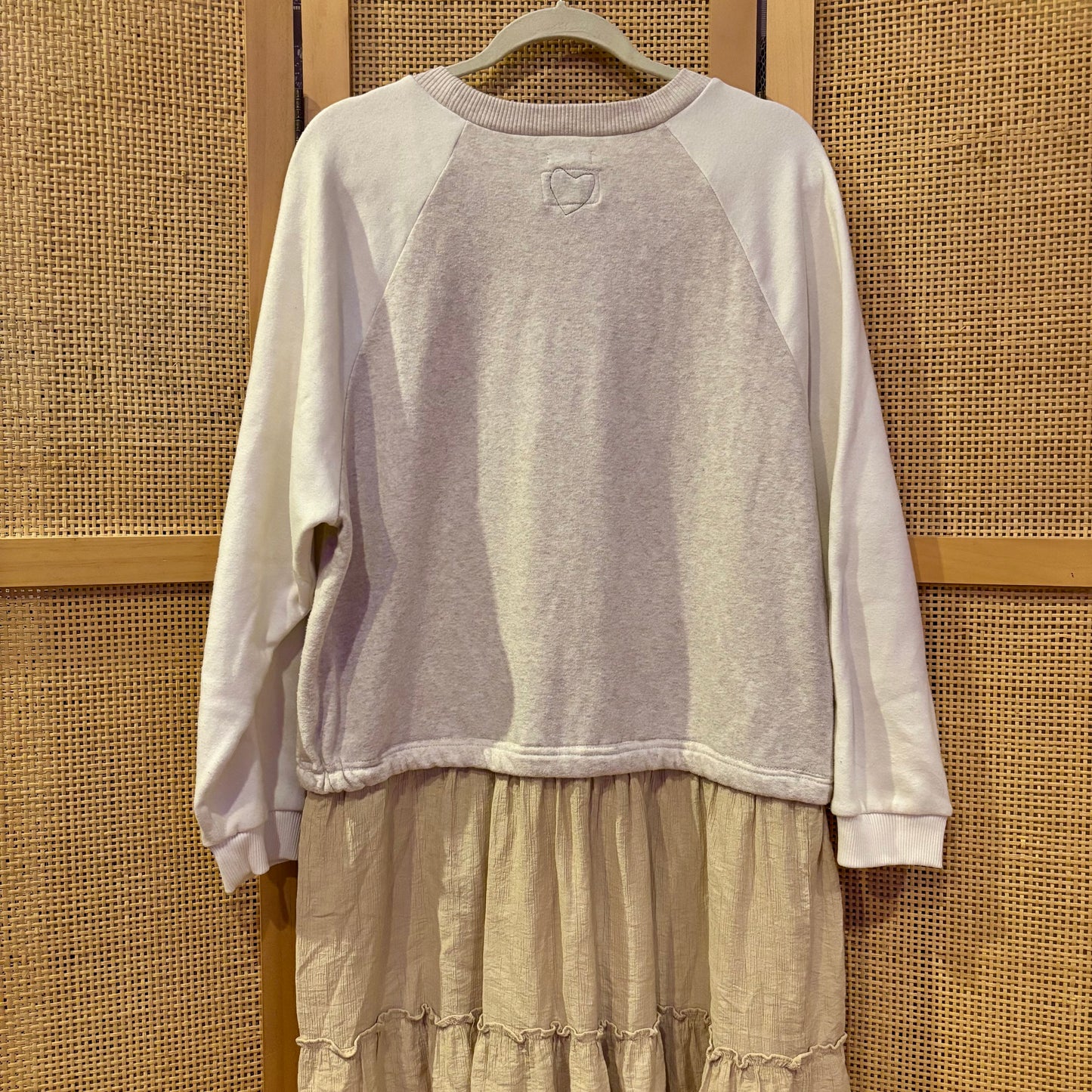 Upcycled Brooklyn NYC Oversized Sweatshirt Dress Size Medium to Large