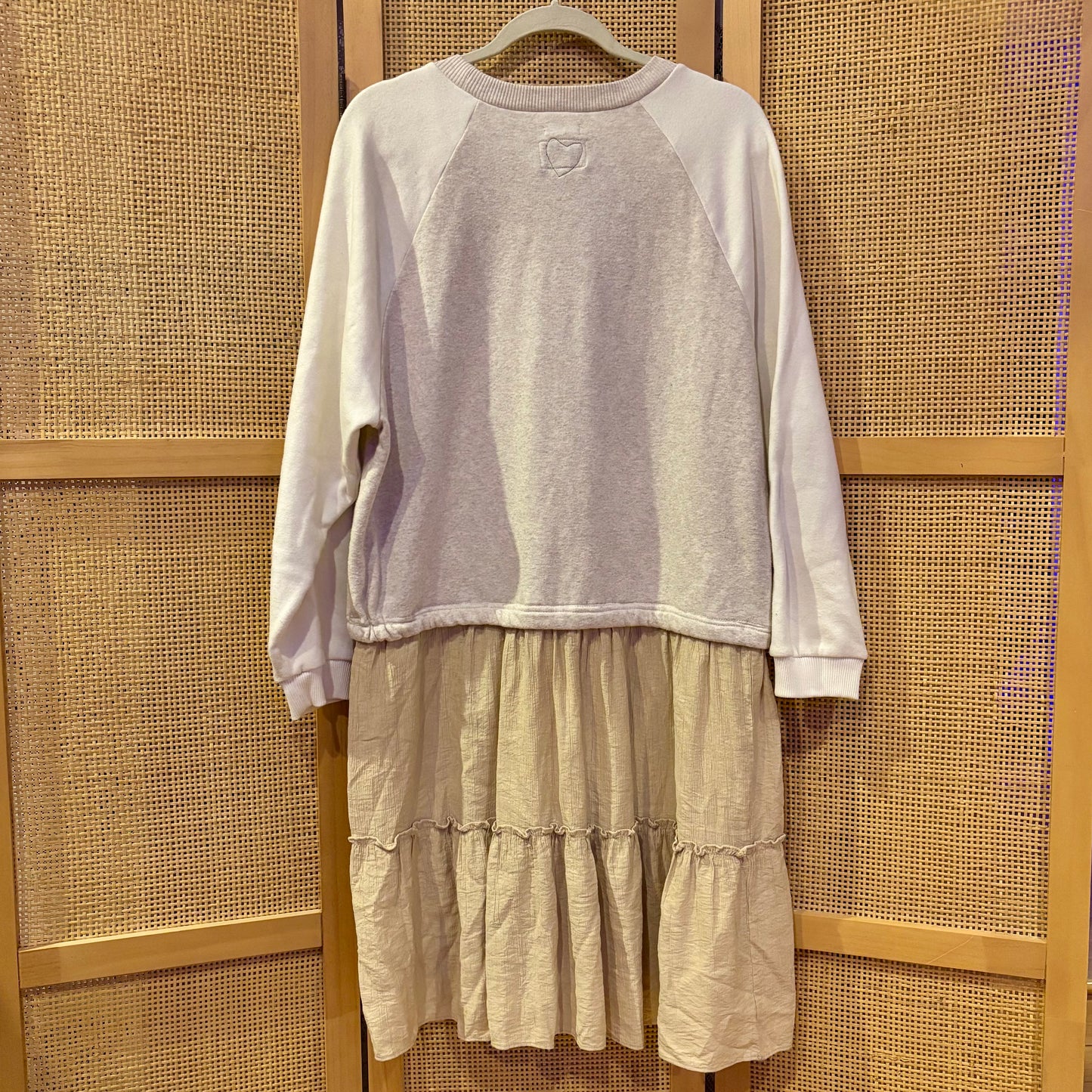 Upcycled Brooklyn NYC Oversized Sweatshirt Dress Size Medium to Large